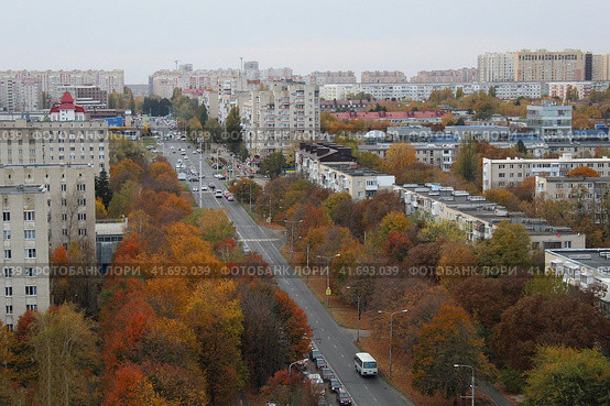 Улица Тухачевского в Ставрополе (2023 год). Стоковое фото, фотограф Иван Дуплик / Фотобанк Лори