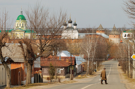Улица Зарайска (2009 год). Стоковое фото, фотограф Денис Ларкин / Фотобанк Лори
