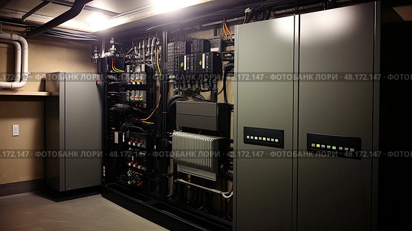 unit battery backup systems ai generated. Стоковое AI-изображение, AI-художник Vectorwin / Фотобанк Лори