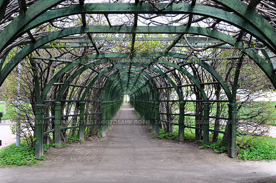 Усадьба Архангельское, пергола (2009 год). Редакционное фото, фотограф Артем Севостьянов / Фотобанк Лори