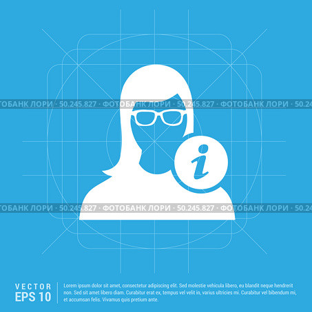 User Info Icon . Стоковая иллюстрация, агентство Ingram Publishing / Фотобанк Лори