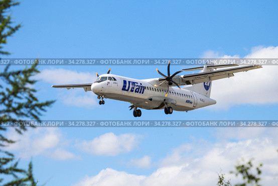 UTair ATR-72 (2020 год). Редакционное фото, фотограф Art Konovalov / Фотобанк Лори