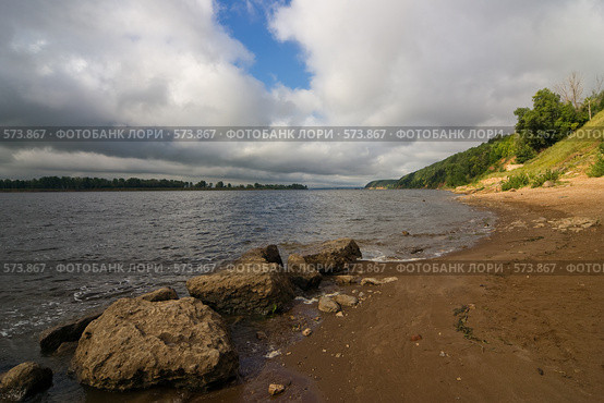 Утро на Нижней Каме (2008 год). Стоковое фото, фотограф Горшков Игорь / Фотобанк Лори
