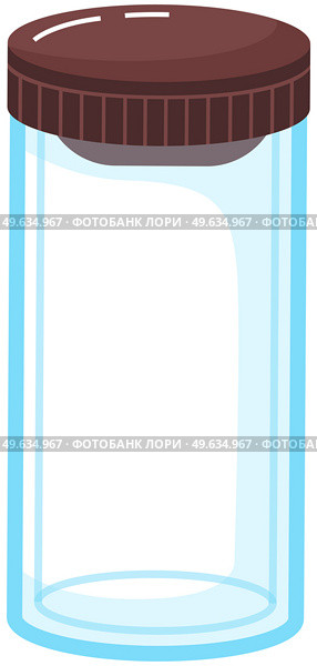 Vacuum glass bottle with lid vector illustration. Durable and reusable transparent water bottle isolated on white background. Eco-friendly sealed thermos with design elements. Zero waste concept. Vacuum glass bottle with lid vector illustration. Durable and reusable transparent water bottle. Стоковая иллюстрация, агентство Ingram Publishing / Фотобанк Лори