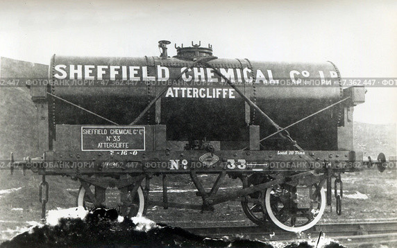 Вагон-цистерна sheffield chemical. Стоковое фото, фотограф Retro / Фотобанк Лори