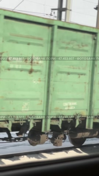 Вагоны РЖД поезд. Стоковое видео, видеограф Наталия Шевченко / Фотобанк Лори