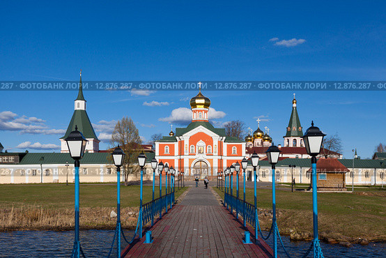 Валдай, Иверский монастырь. Стоковое фото, фотограф Донцов Евгений Викторович / Фотобанк Лори