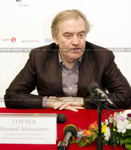 Валерий Абисалович Гергиев (2012 год). Редакционное фото, фотограф Борис Останкович / Фотобанк Лори