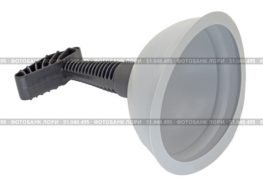 Вантуз на белом фоне. Plunger on a white background. Стоковое фото, фотограф Татьяна Д / Фотобанк Лори
