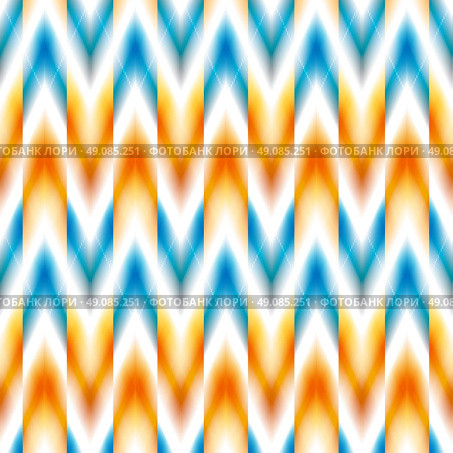 Vector seamless ikat ethnic pattern. Vector seamless ikat ethnic pattern. Boho design. Ethnic Colored seamless zigzag patten. Стоковая иллюстрация, агентство Ingram Publishing / Фотобанк Лори
