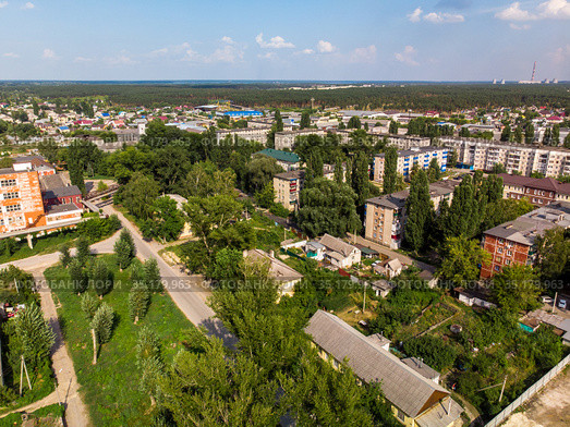 view of Levoberezhny district and Zoya Kosmodemyanskaya street in Lipetsk, Russia (2018 год). Стоковое фото, фотограф Володина Ольга / Фотобанк Лори