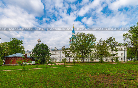 View of the Valaam Spaso-Transfiguration Monastery (2021 год). Редакционное фото, фотограф Михаил Аккуратoв / Фотобанк Лори