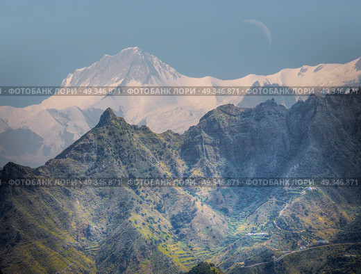 views of Mount Annapurna Himalayas, Nepal, Asia. Стоковое фото, агентство Ingram Publishing / Фотобанк Лори