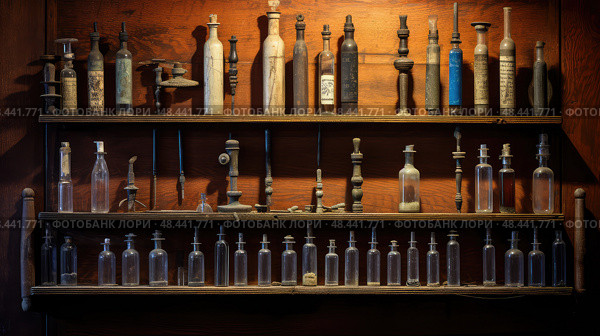 vintage old medical equipment ai generated. Стоковое AI-изображение, AI-художник Vectorwin / Фотобанк Лори