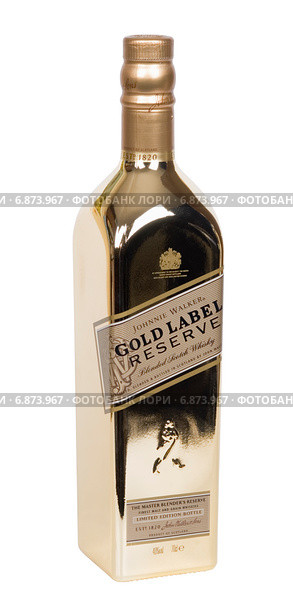 Виски Johnnie Walker Gold Label (2014 год). Редакционное фото, фотограф Александр Щепин / Фотобанк Лори