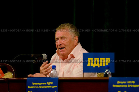 Вице-спикер Государственной Думы, лидер ЛДПР Владимир Вольфович Жириновский (2011 год). Редакционное фото, фотограф Александр Подшивалов / Фотобанк Лори