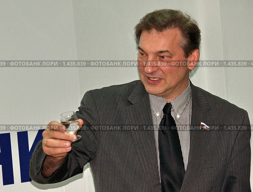 Владислав Третьяк (2006 год). Редакционное фото, фотограф Александр Легкий / Фотобанк Лори