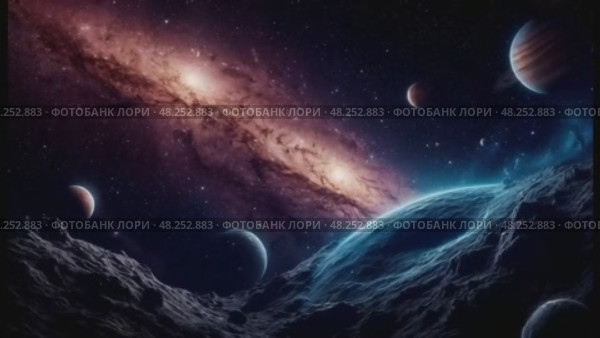 Во вселенной. Стоковое AI-видео, аниматор Антонина Тарасова / Фотобанк Лори
