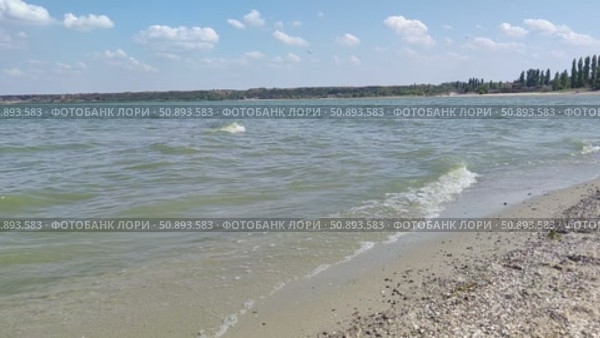 Волны, Азовское море. Стоковое видео, видеограф Ирина / Фотобанк Лори