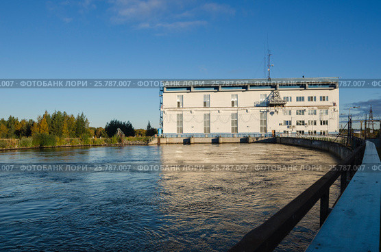 Выгостровская ГЭС. Республика Карелия (2016 год). Стоковое фото, фотограф Яковлев Сергей / Фотобанк Лори