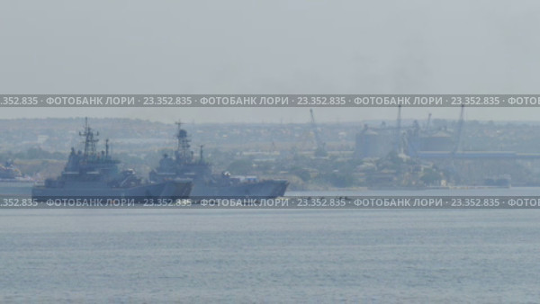 Высадка десанта - Парад российского Дня ВМФ (2016 год). Стоковое видео, видеограф Александр Устич / Фотобанк Лори
