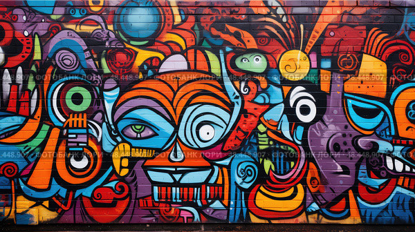 wall grafitti texture ai generated. Стоковое AI-изображение, AI-художник Vectorwin / Фотобанк Лори