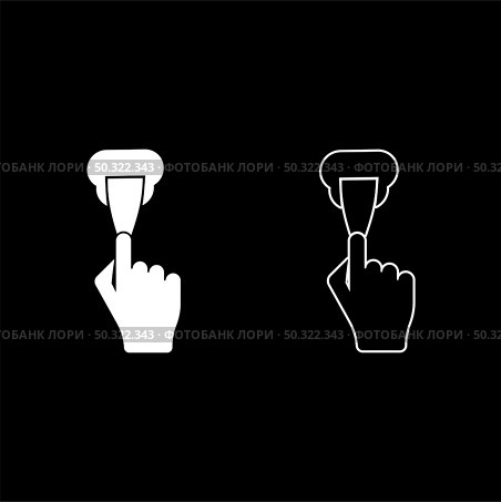 Wall putties Fix putty knife using spatula in hand arm Spackling instrument for caulk stucco icon white color vector illustration flat style simple image set. Wall putties Fix putty knife using spatula in hand arm Spackling instrument for caulk stucco icon white color vector illustration flat style image set. Стоковая иллюстрация, агентство Ingram Publishing / Фотобанк Лори