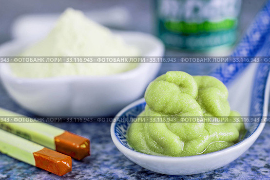wasabi merrettich. Стоковое фото, фотограф Hans-Joachim Schneider / Smarterpix / Фотобанк Лори