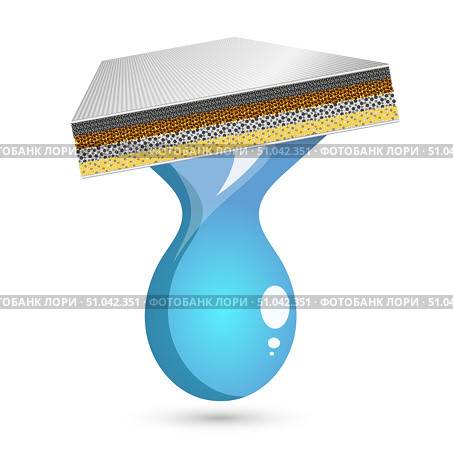 Water filtration vector. Стоковая иллюстрация, иллюстратор Евгений Воронин / Фотобанк Лори