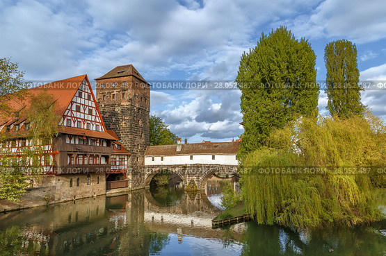 Weinstadel, Nuremberg, Germany (2017 год). Стоковое фото, фотограф Boris Breytman / Фотобанк Лори