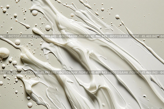 White cream texture background. Body lotion swipe swatch. Skincare mask. Cosmetic face serum smudge. Moisturizer smooth smear. Trendy bio selfcare beauty product. Peptides, ceramides, retinol. CC, BB. Стоковое AI-изображение, AI-художник Евгений Демидюк / Фотобанк Лори