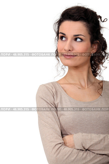 Woman stood with arms folded. Стоковое фото, агентство Ingram Publishing / Фотобанк Лори