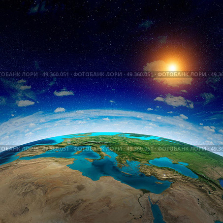 World map 3d rendering. World map. Elements of this image furnished by NASA 3d rendering. World map 3d rendering. Стоковое фото, агентство Ingram Publishing / Фотобанк Лори