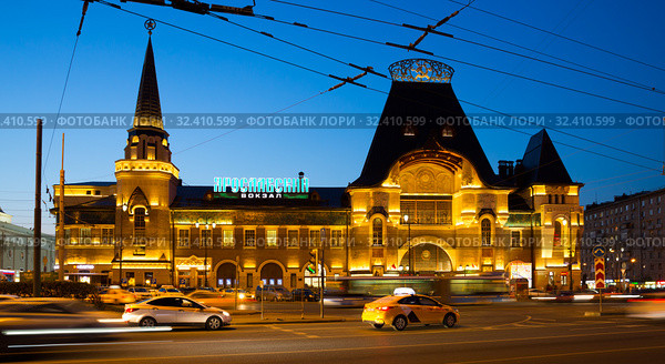 Yaroslavsky railway station in Moscow (2019 год). Редакционное фото, фотограф Яков Филимонов / Фотобанк Лори