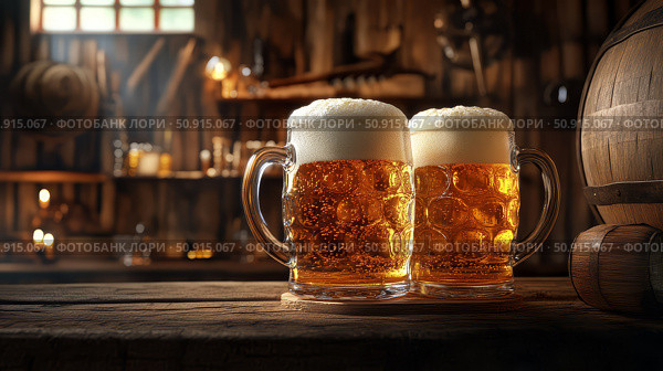 yeast craft beer ai generated. Стоковое AI-изображение, AI-художник Vectorwin / Фотобанк Лори