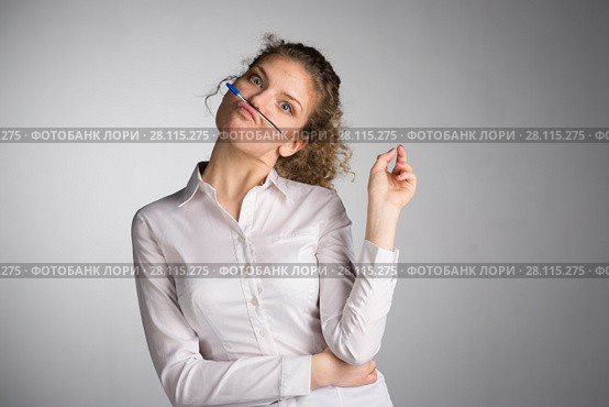 Young business woman. Стоковое фото, фотограф Типляшина Евгения / Фотобанк Лори