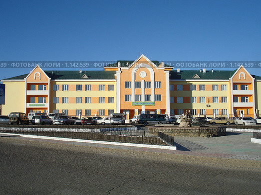 Забайкалье, п. Агинское, поликлиника (2007 год). Редакционное фото, фотограф Валерий Лаврушин / Фотобанк Лори