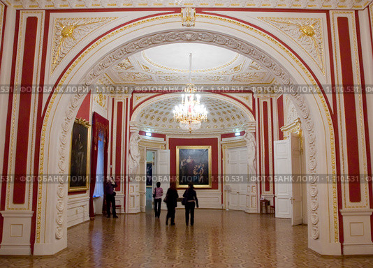 Зал Русского музея (Михайловского дворца). Санкт-Петербург (2008 год). Редакционное фото, фотограф Пётр Соболев / Фотобанк Лори