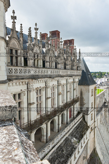 Замок Амбуаз (фр. château d'Amboise). Департамент Эндр и Луара. Франция (2017 год). Редакционное фото, фотограф E. O. / Фотобанк Лори