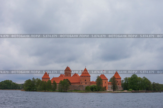 Замок Тракай, Литва (2014 год). Стоковое фото, фотограф Литвяк Игорь / Фотобанк Лори