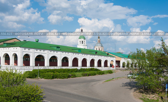 Зарайск. Торговые ряды (2012 год). Стоковое фото, фотограф Зобков Юрий / Фотобанк Лори