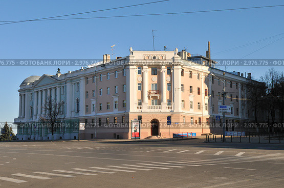 Здание Нижегородской Государственной Медицинской академии (2011 год). Редакционное фото, фотограф Денис Ларкин / Фотобанк Лори