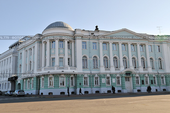 Здание Нижегородской государственной медицинской академии (2011 год). Редакционное фото, фотограф Денис Ларкин / Фотобанк Лори