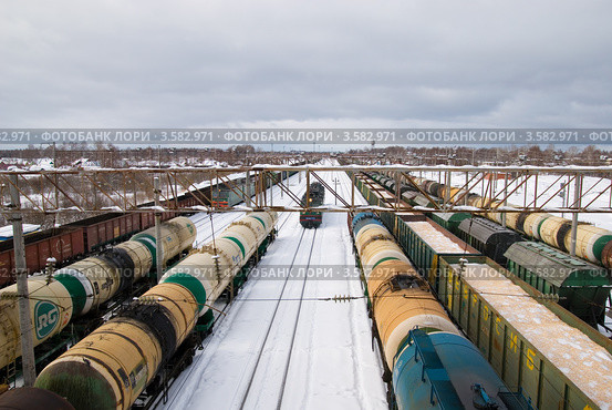 Железнодорожная станция Бабаево (2012 год). Редакционное фото, фотограф Румянцева Наталия / Фотобанк Лори