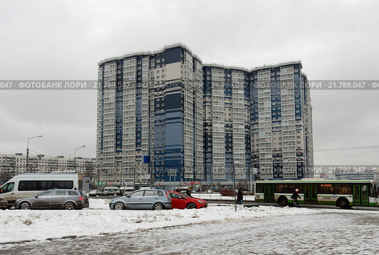 Жилой комплекс "M-House". Улица Академика Янгеля, 2. Москва (2016 год). Редакционное фото, фотограф lana1501 / Фотобанк Лори