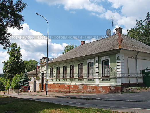Житомир, Украина. Вид на  улицу Старый бульвар (2007 год). Стоковое фото, фотограф Ирина Борсученко / Фотобанк Лори
